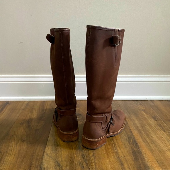 L.L. Bean Womens Brown Leather Waterproof Riding Boots Size 6 - Picture 7 of 12